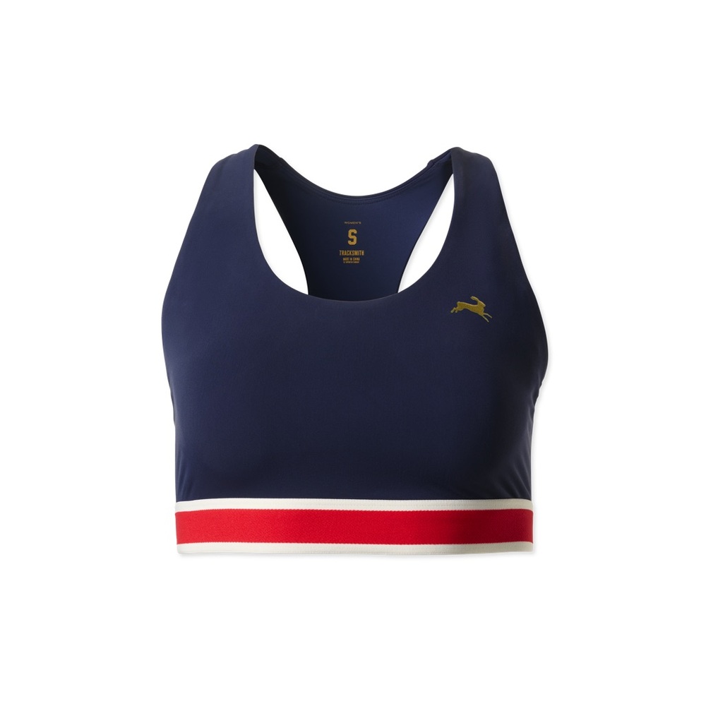 Tracksmith Run Bra - Size M, Navy